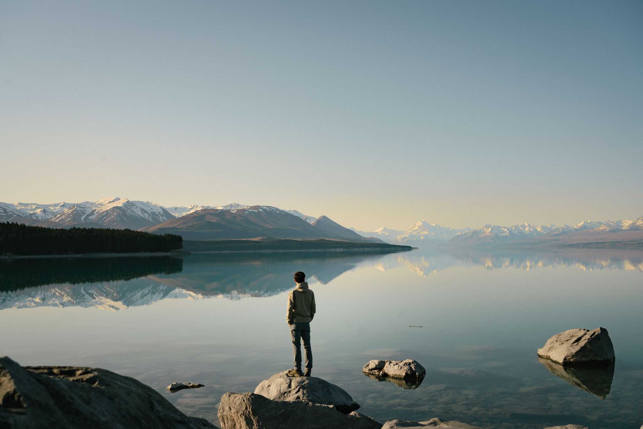 Sunset at Lake Pukaki